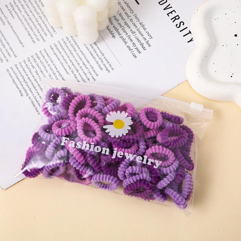 500-Pack Hair-Friendly Elastic Bands for Girls & Babies