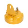 Locking Fuel Cap Stainless Steel Rubber Sealing Locking Diesel Tank Cover with Keys for Kato HD 200 Excavator