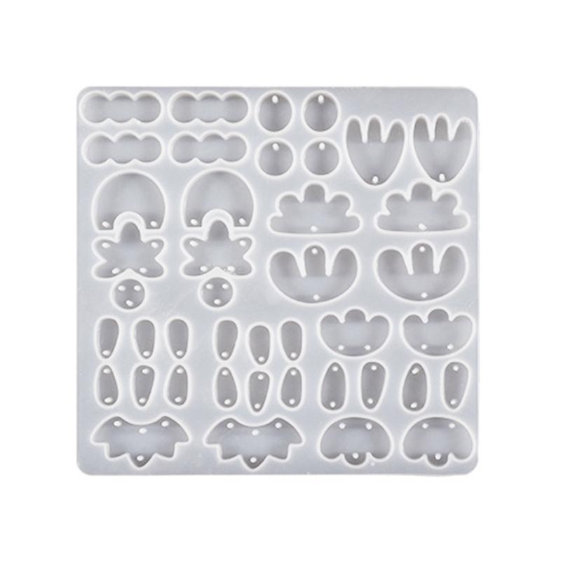DIY Ohrring Silikonform Unregelmäßige Hängeform Werkzeug Handgefertigte Halskette Schmuck Anhänger Form DIY Resin Gussform