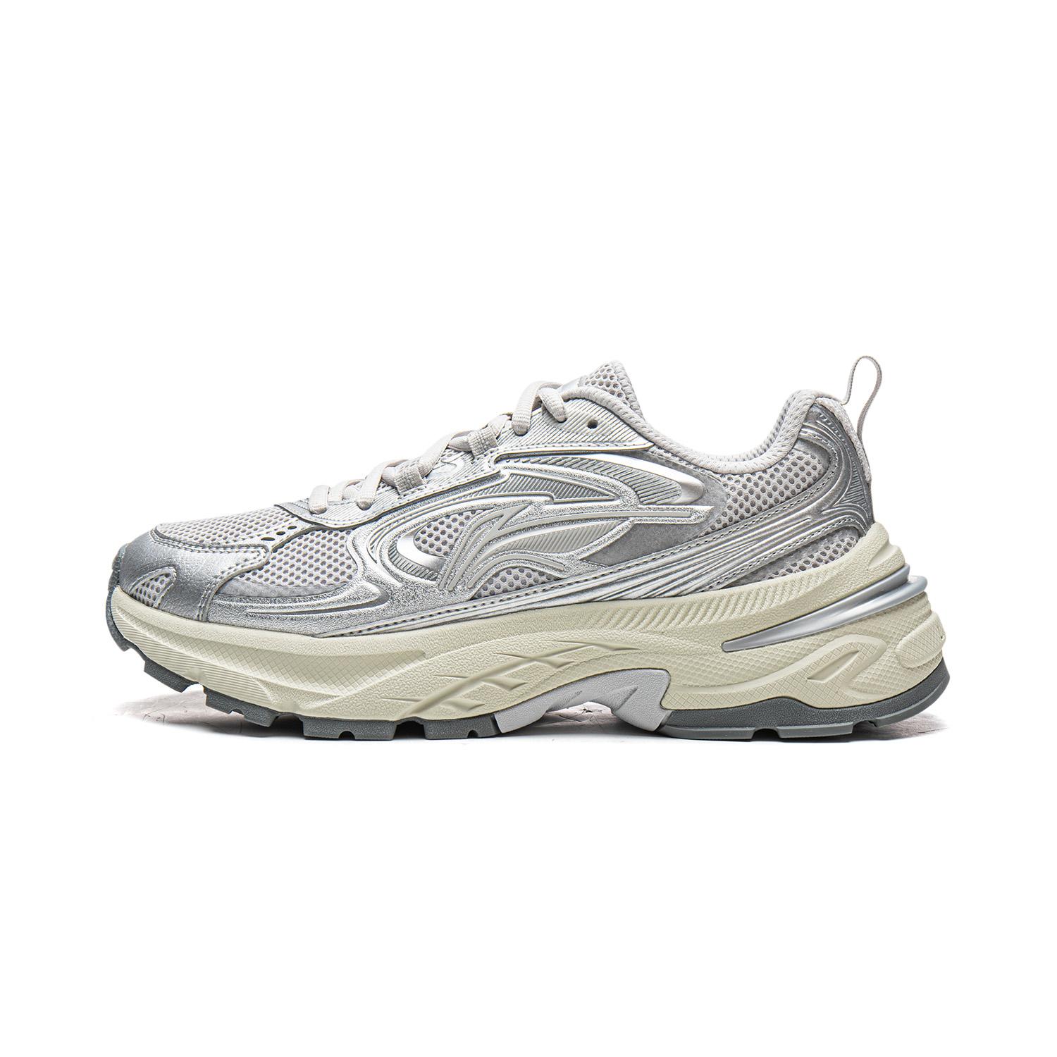 

Li Ning Wind Collection Cushioning Slip Resistant Abrasion Resistant Support Low top Casual Shoes Women s Gray AGLW004-2 37.5