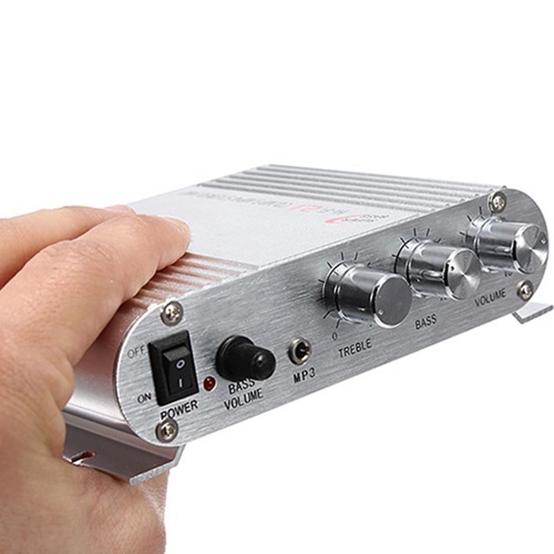 HiFi CD MP3 Radio Car Home Audio Stereo Bass Lautsprecher Booster Verstärker