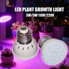 220/110V Plant Growth Light 36/72 LED Full Spectrum 3W/5W Garden Greenhouse Seedling Nursery Growth Promotion Lamp Planting Tool