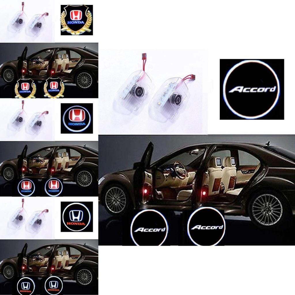 2pcs Led Car Door Step Welcome Projector Courtesy Shadow Light For Honda**