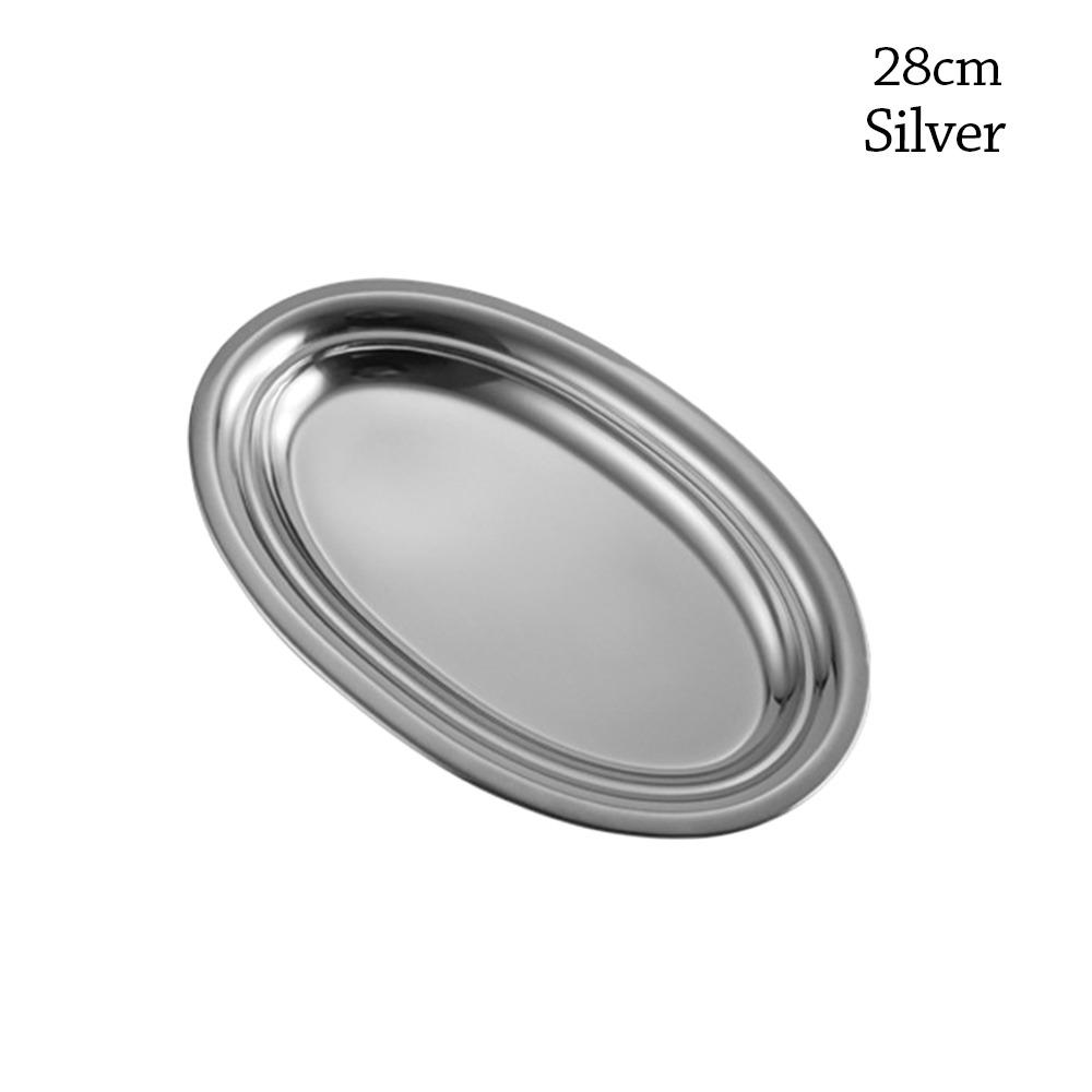 Large Capacity Steamed Fish Dish 304 Stainless Steel Baking Tray  for Cooking Serving