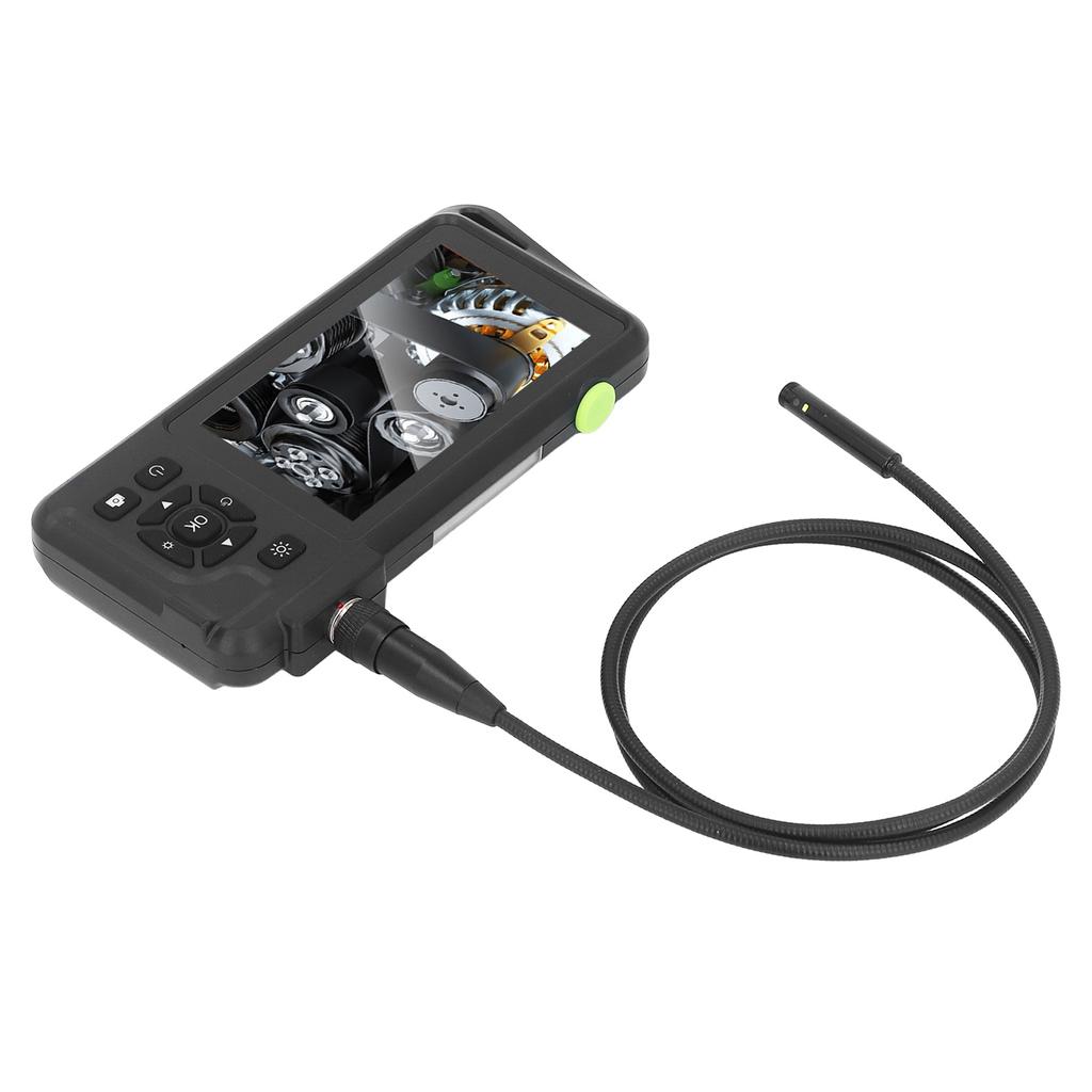 Handheld Industrial Endoscope 4.5in Screen HD 1080P 7.9mm Dual Lens Borescope Inspection Camera for Pipeline