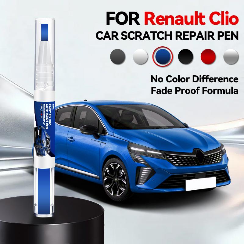 Pennarello Ripara Graffi Vernice Auto Per RENAULT CLIO 1990-2025 Accessori Riparazione Graffi Vernice Rosso NNP Nero GNE Arancione Bianco Blu RQH