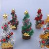 Miniature Christmas Tree For Dollhouse - Realistic Simulation Diy Micro Landscape Scene With Festive Decorations For Doll Lovers