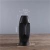 Nordic Minimalist Ceramic Abstract Vase Black and White Human Face Creative Display Room Decorative Figue Head Shape Vase