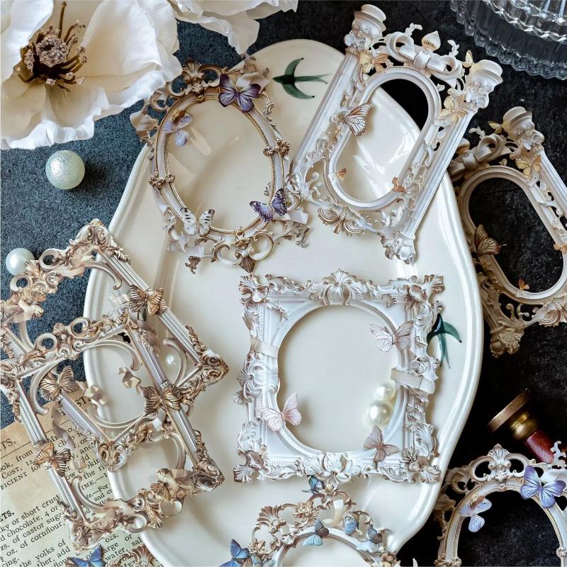 10 bucăți stil 3D cadru gol Material card hârtie jurnal decorativ lucrat manual bricolaj accesorii pentru albume de albume Junk jurnal