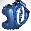 Full Face Kick Boxing Helmets PU Leather Training Sparring Headgear Helmets Martial Art Headgear Protector Enduring