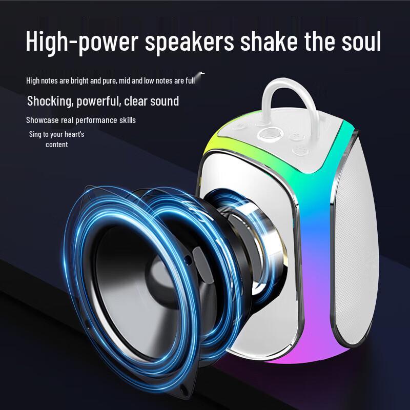 Soaiy K39M Wireless Karaoke Microphone Speaker CN Plug (adapter Included)