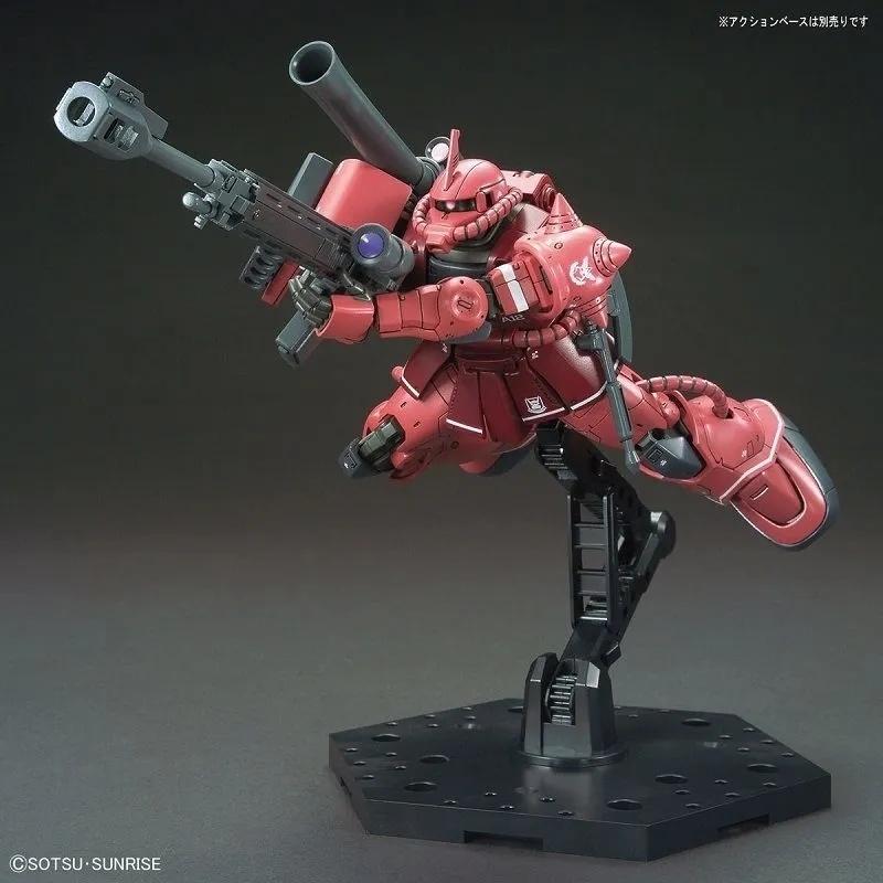 Hg 1/144 GTO Zaku De La Comète Rouge Maquette à Assembler Figurine d'Action Exquise Décoration de Bureau Cadeau Surprise Collection Garçon