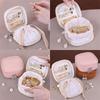 Leather Jewelry Storage Bag With Adjustable Drawstring Design Safely Holds Earrings Necklaces Rings Portable Organizers