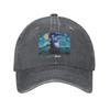 Let It Gogh Funny Vincent Van Gogh Starry Night Unstructured Baseball Cap Painting Distressed Denim Hats Adjustable Snapback