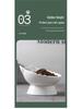 Large Capacity Ceramic Cat Bowl with Neck Protection - Anti-Black Chin Design for Food and Water