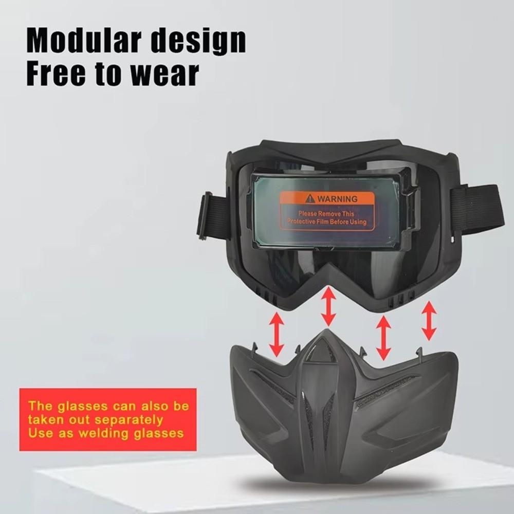 Face Protector Auto Darkening Welding Helmet Head-mounted Welding Face Shield Welder Mask  Welding