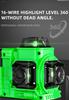 4D16 Green Laser Level for Outdoor Use - High Precision Mini Level Tool