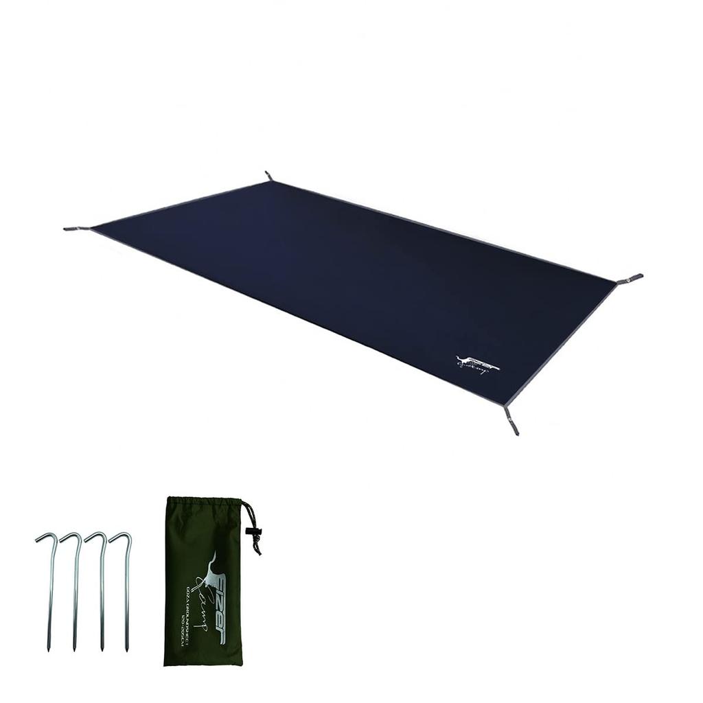 Eizer Camp Ground Sheet Mountain Tent 205cm 90cm 120cm Lightweight Tent Sheet Waterproof Alpine Tent for 1 Person 2 Person Underseat Ground Sheet 1