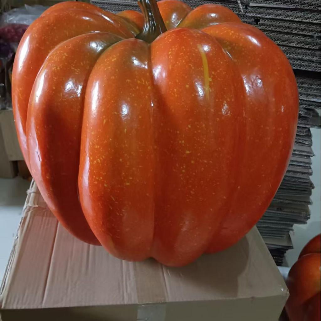 Foam Pumpkin & Maple Leaf Props for Halloween