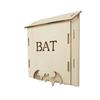 Hanging Bat Shelter House In Wood Construction, Outdoor Bat House for Quiet Tree Placement In Backyard or Yard Use