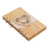 Wooden Guest Book Memorable Signature Message Notebooks Gift For Wedding PartyJM00431