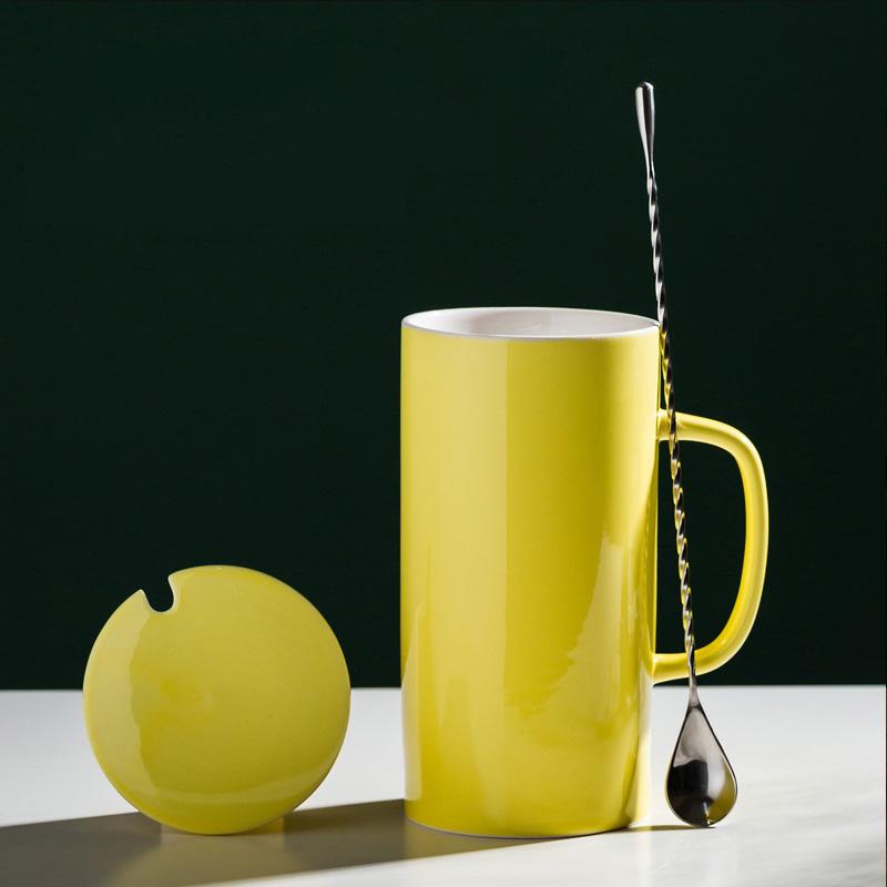 Large Capacity 1200ml Ceramic Coffee Mug with Handle Extra Big Jumbo Tea Water Cup for Office and Home Drinking Glass Beer Mug