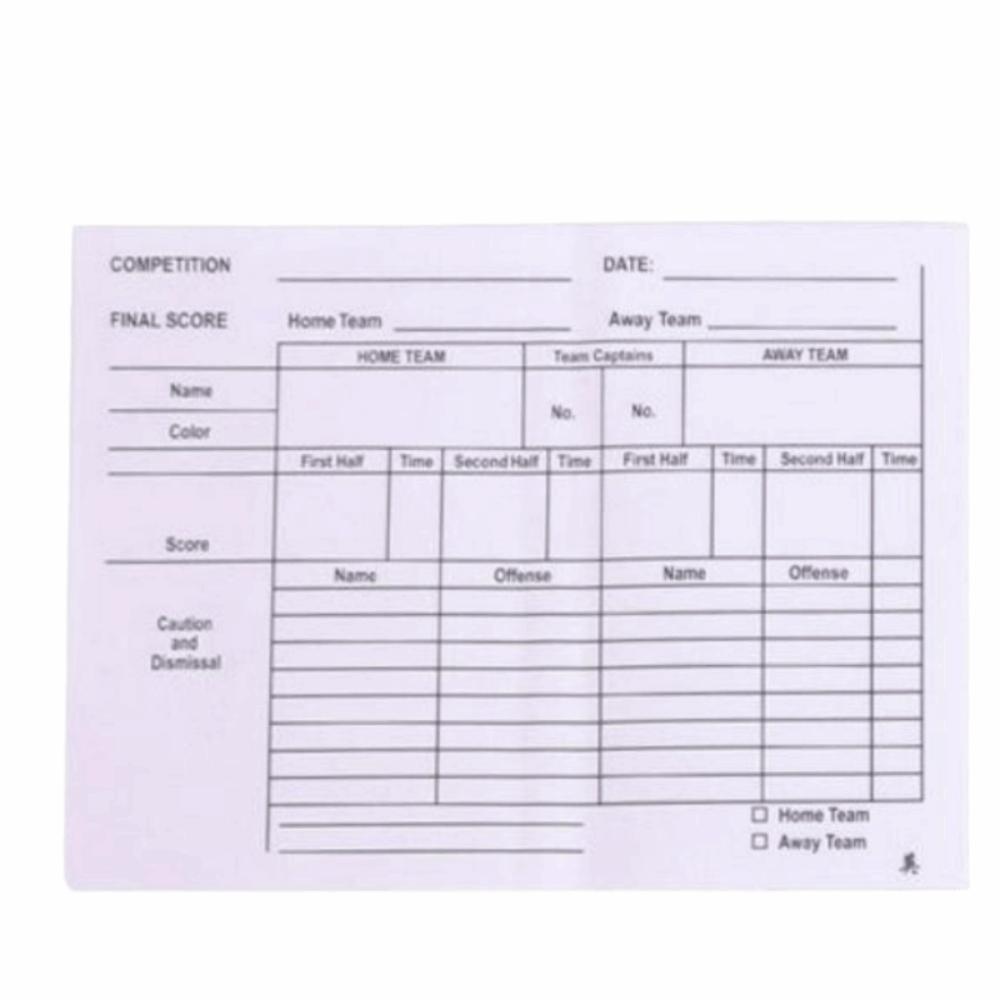 3PCS PVC Soccer Referee Card Set Foldable Record Paper Convenient Protective Cover  Football Matches
