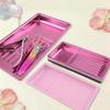Multi-Color Nail Tool Organizer Square Nail Art Plate Nail Disinfection Tray  Nail Salon