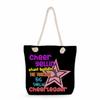 Gymnastics print thick rope single-shoulder beach bag 7245 CLE