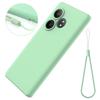 For Realme GT6 6T,Neo 6 Case Soft Premium Liquid Silicone Case with Flocking Inside Cover with Strap for Real Me GT 6