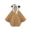 Baby Hooded Cold Weather Cloak for Boys and Soft To the Warm Baby Bathtime New Baby Shower Khaki [XGOPTS] Coat, Cute, Fall/Winter, Fluffy, Warm,