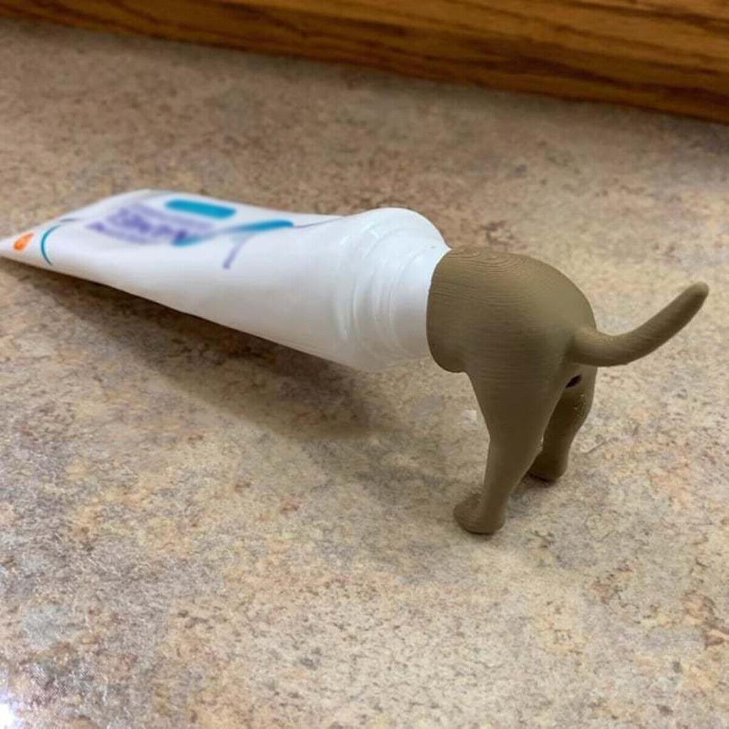 Οδοντόκρεμα Topper Pooping Dog Butt Toothpaste Squeezer Toothpaste Cap Dispenser