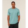 Gymshark CresT T shirT Gs sTorm Blue A1a3j Ud6x