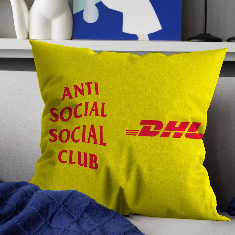 Fashion Logo DDHL Personalized Pillow Dust Cover Bedroom Kids Party Decoration Pillowcase Birthday Children Gift