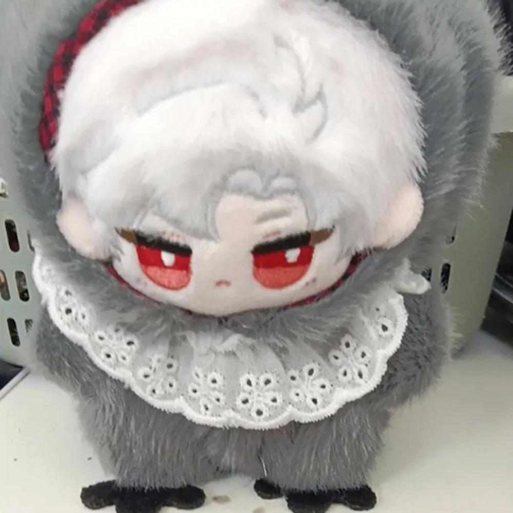 Crow Jumpsuit 10cm Cotton Doll Clothes Dress Up 10cm Doll Clothes Outfit Replacement Fluffy Idol Doll Clothes 10cm Cotton Doll