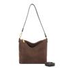 Suede bag women's large capacity 2025 new autumn and winter versatile retro shoulder underarm bag commuter bucket bag