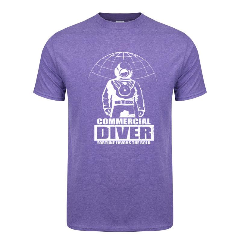 Commercial Diver T Shirts Unisex Graphic Dive Scuba Diving Streetwear Short Sleeve Tshirt Gifts Summer Tshirt Unisexs Dy203