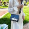 Commuter shoulder bag casual personality simple retro small bag fashionable small square bag beautiful messenger bag
