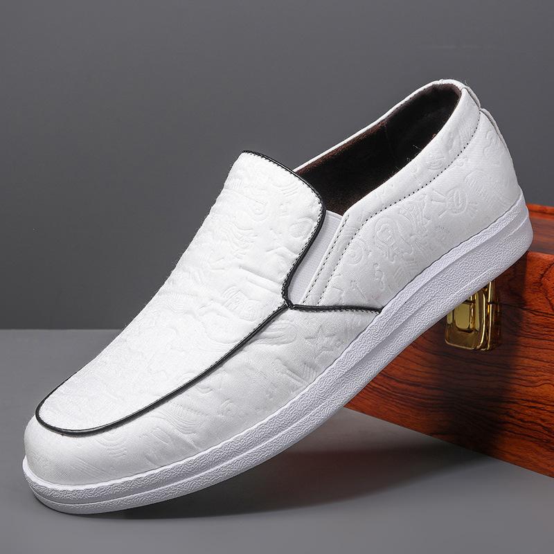 

Shoes Men s Trend Board Shoes Versatile Boys Shoes One Pedal Casual Shoes Loafu Little White Shoes Temu Men s Shoes 48 белый