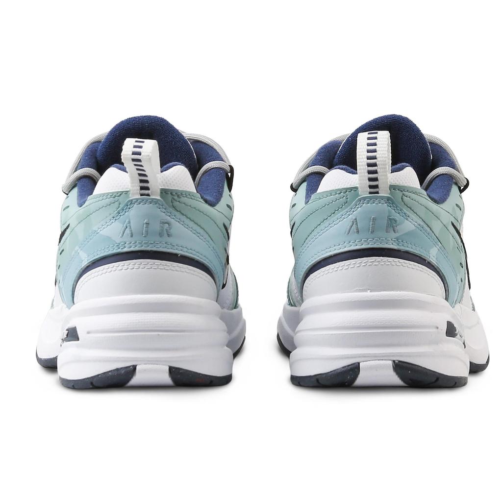 Nike Air Monarch 4 Light Path Through Mist Abrasion Resistant Slip Resistant Low top Chunky Sneakers Unisex White Green 415445-102(Team686-)