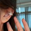 Sparkling Star Zirconia Ear Clip for Women – Piercing-Free Exquisite Luxury Earrings