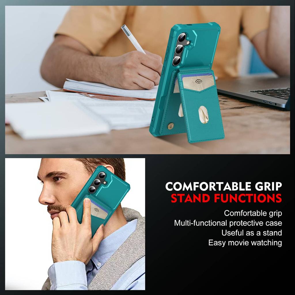 Detachable Wallet Case for Samsung Galaxy A17 A36 A26 A55 A25 5G A15 A05 A34 A73 A53, Magnetic Shockproof Flip Card Holder Cover