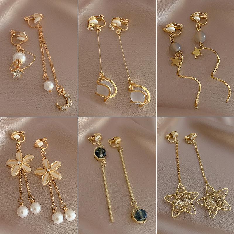 Pearl Tassel Ear Cuffs for Non-Pierced Ears - 2025 High-End Fashion Jewelry for Women