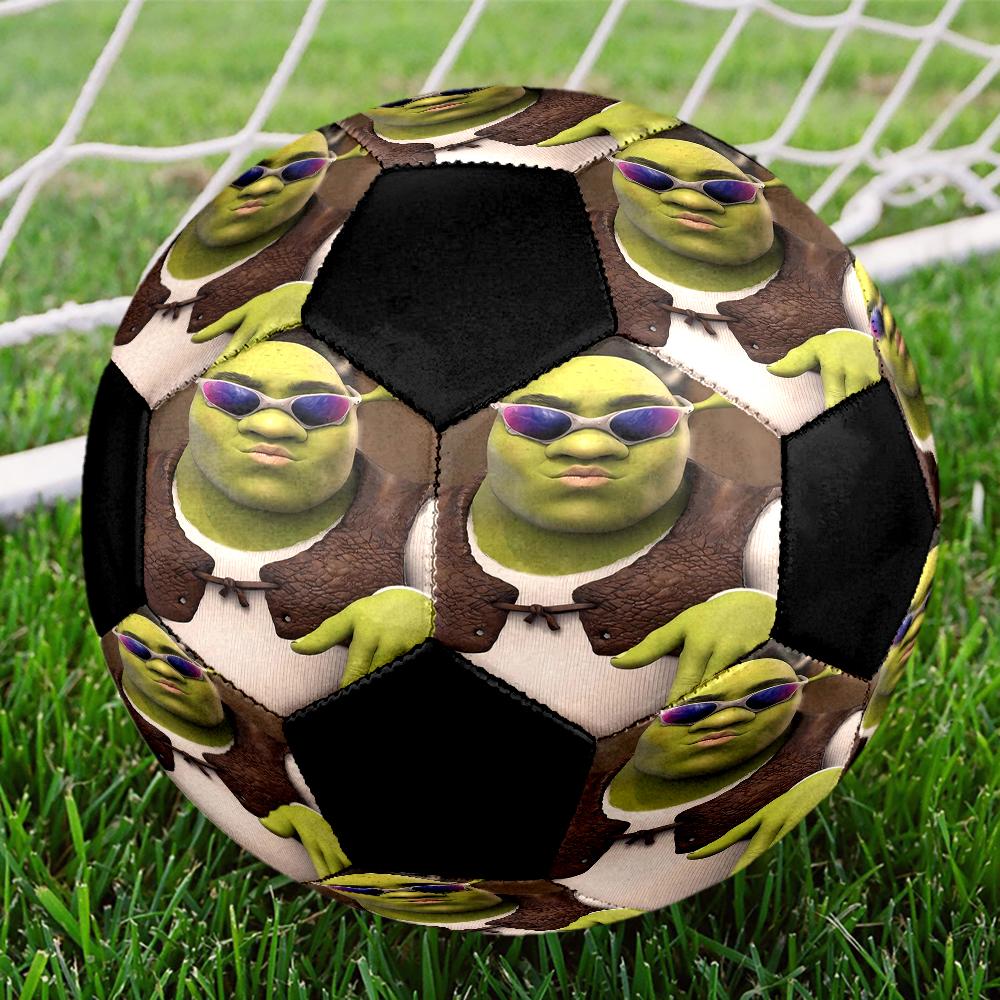 Shrek Theme Size 5 Soccer Ball, Suitable for Both Indoor and Outdoor Matches, a Gift Suitable for Everyone.