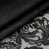1pc Black Lace Tablecloth with Phoenix Tail Flower Embroidery for A Wedding, Suitable for Outdoor Parties and Home Decoration