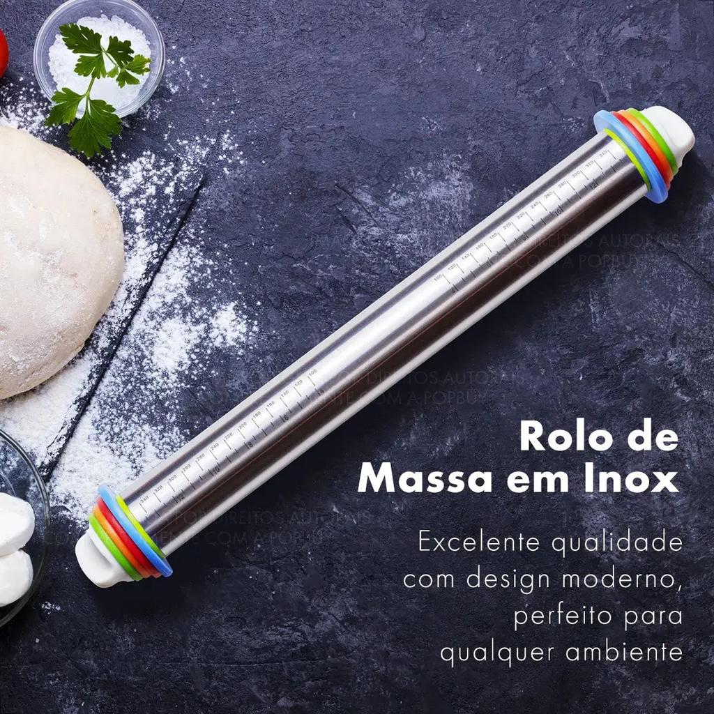 Adjustable Roller 43cm For Pizza Dough And Cookies H/