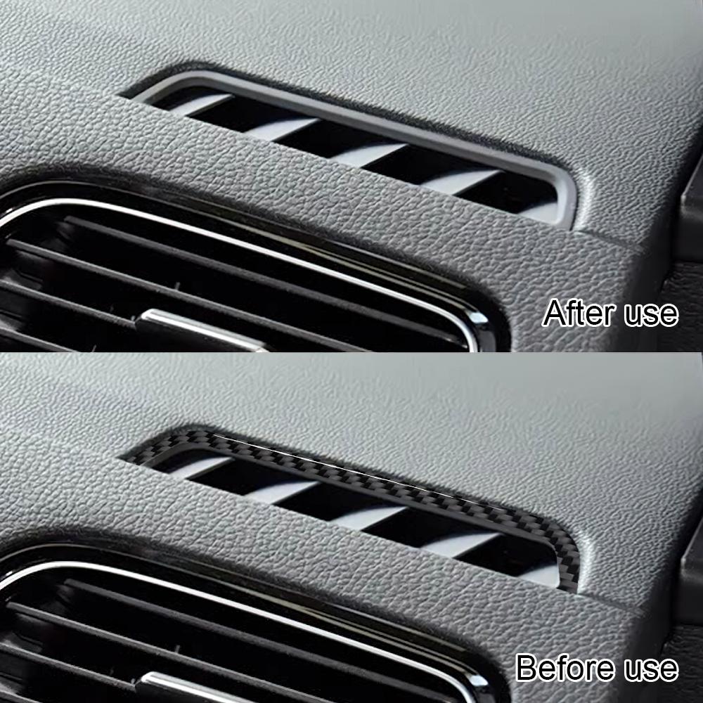For Volkswagen Golf 7 2014-2015-2016-2017-2018-2019 Carbon Fiber Car Dashboard air vent Sticker Trim Film Accessories