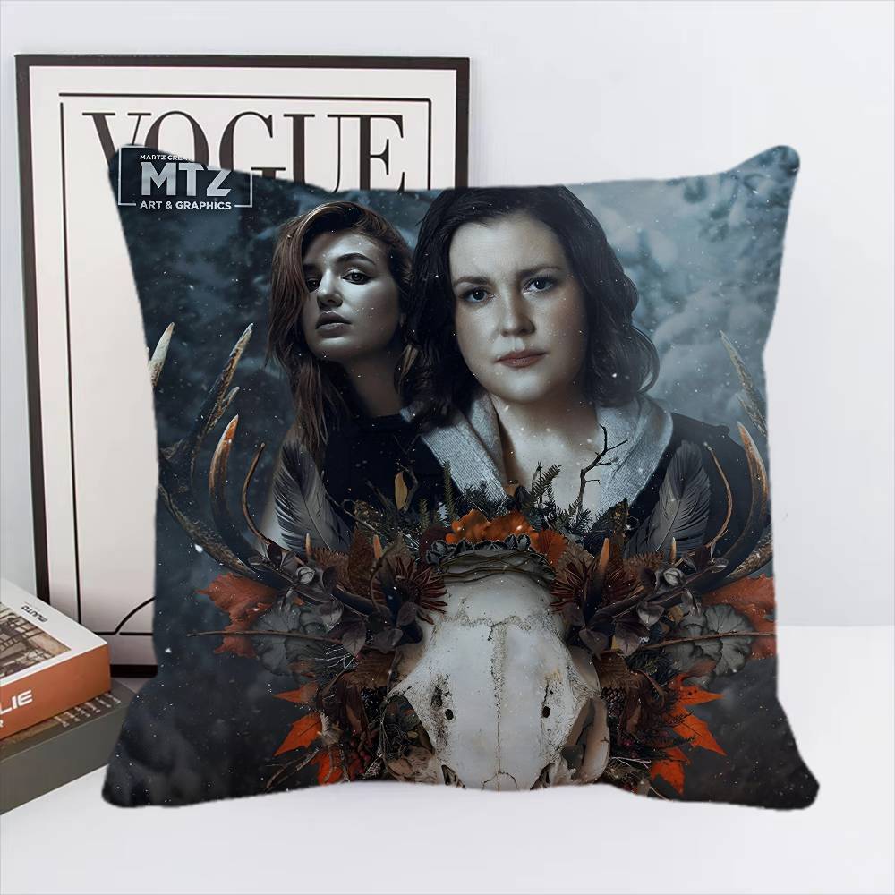 Psychological Horror Series Yellowjackets Pillow Case Square Pillow Bedroom Sofa Leisure Comfort Cushion Car Home Decoration