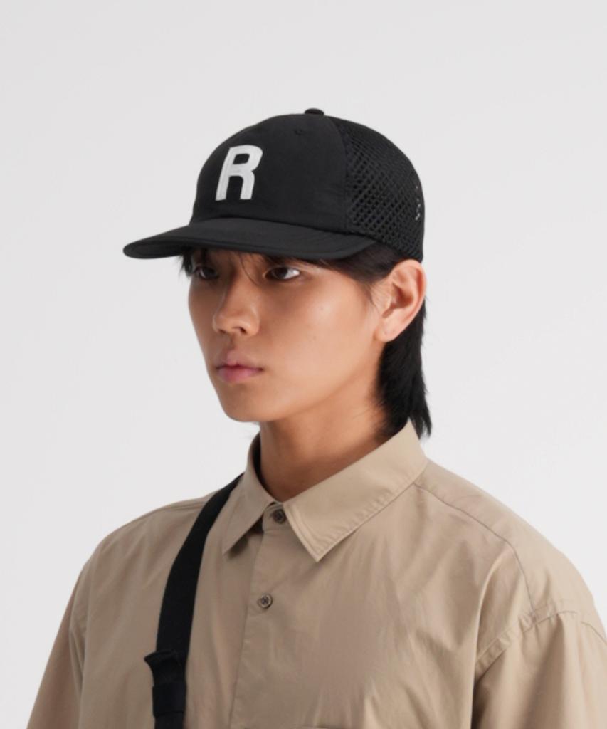 Lisjilain Nylon Mesh Wappen Ball Cap Running Cap Oversized Cap Rc204