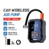 Wireless Car Air Pump Tire Pressure Gauge USB Rechargeable Motorcycle Air Inflator Multi-Function Emergency Car Tire Inflator